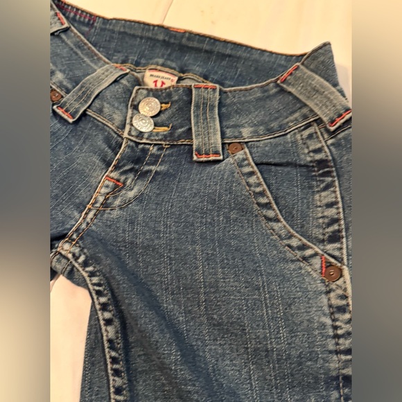 Y2K VINTAGE True Religion Sammy Jeans Women's Size 26" , Low Rise - Picture 4 of 14